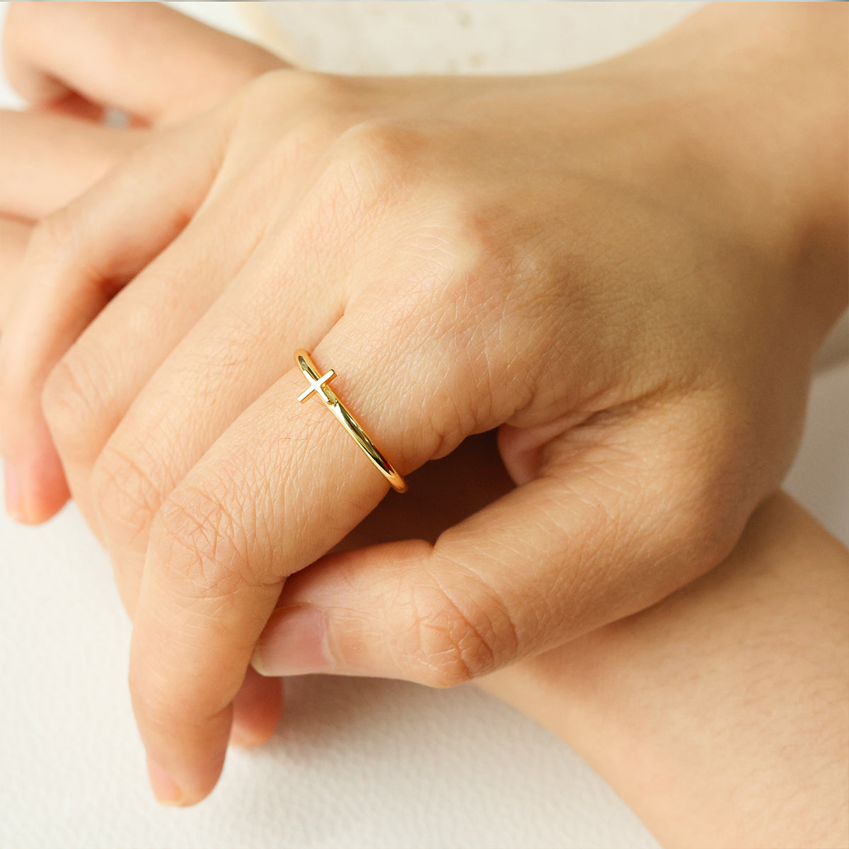 Dainty Stacking Symbol Ring