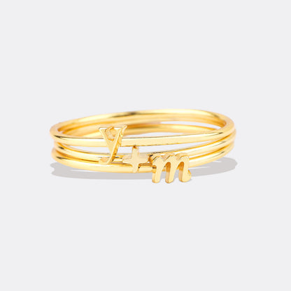 Dainty Stacking Symbol Ring