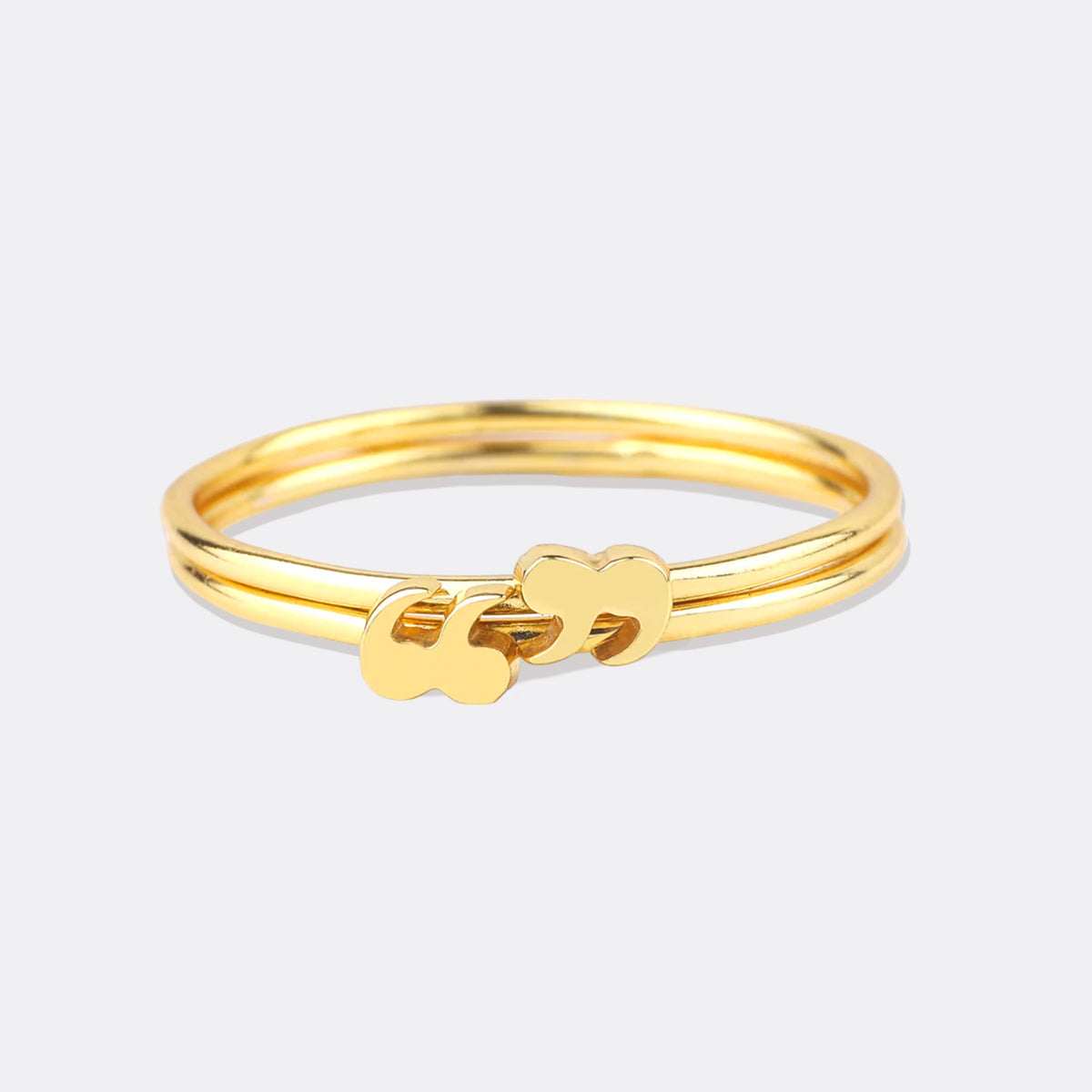 Dainty Stacking Symbol Ring