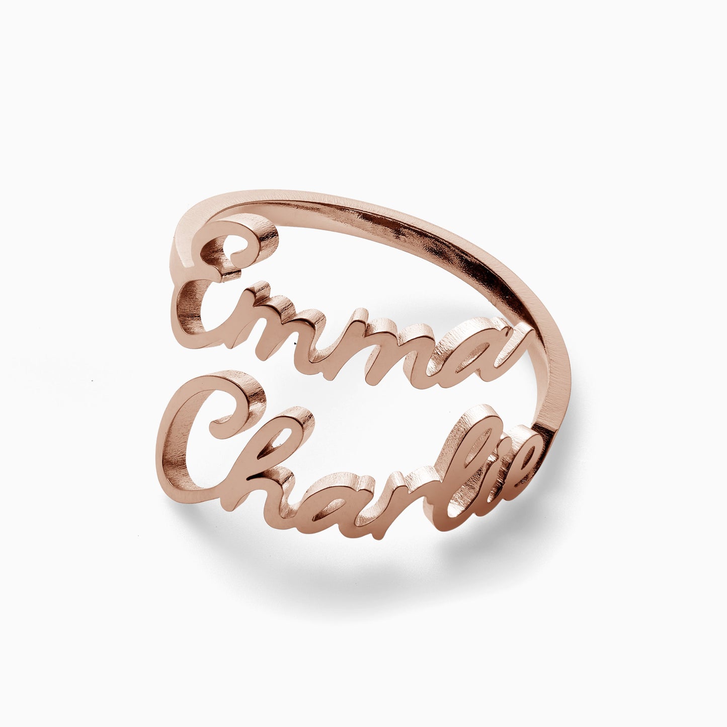 Double Name Ring