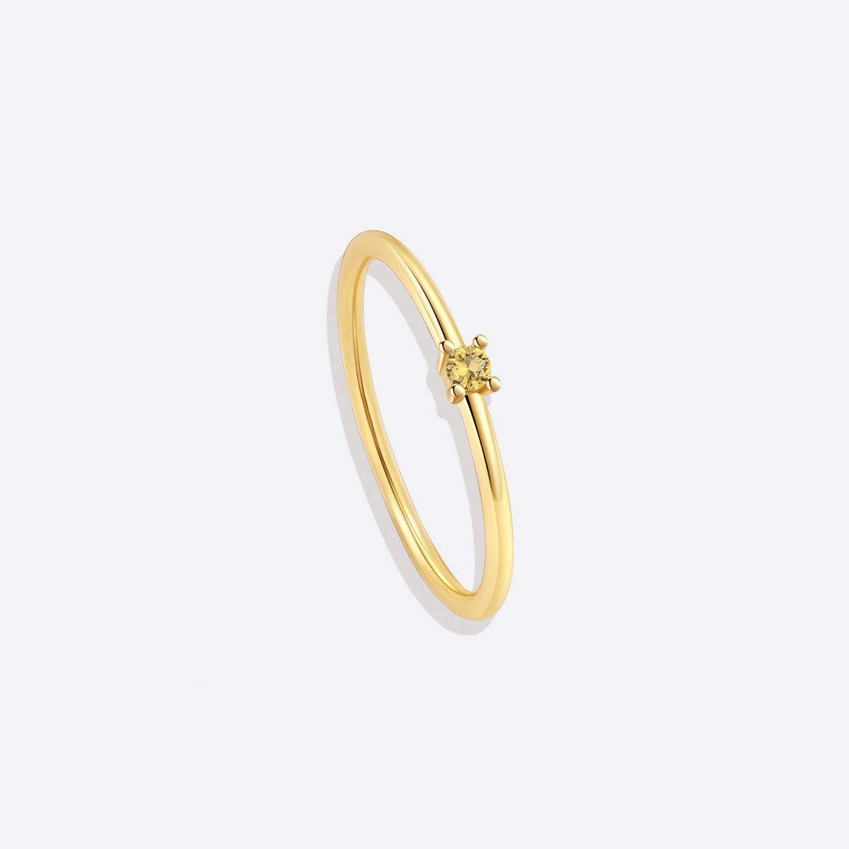 Super Dainty Birthstone Stacking Ring