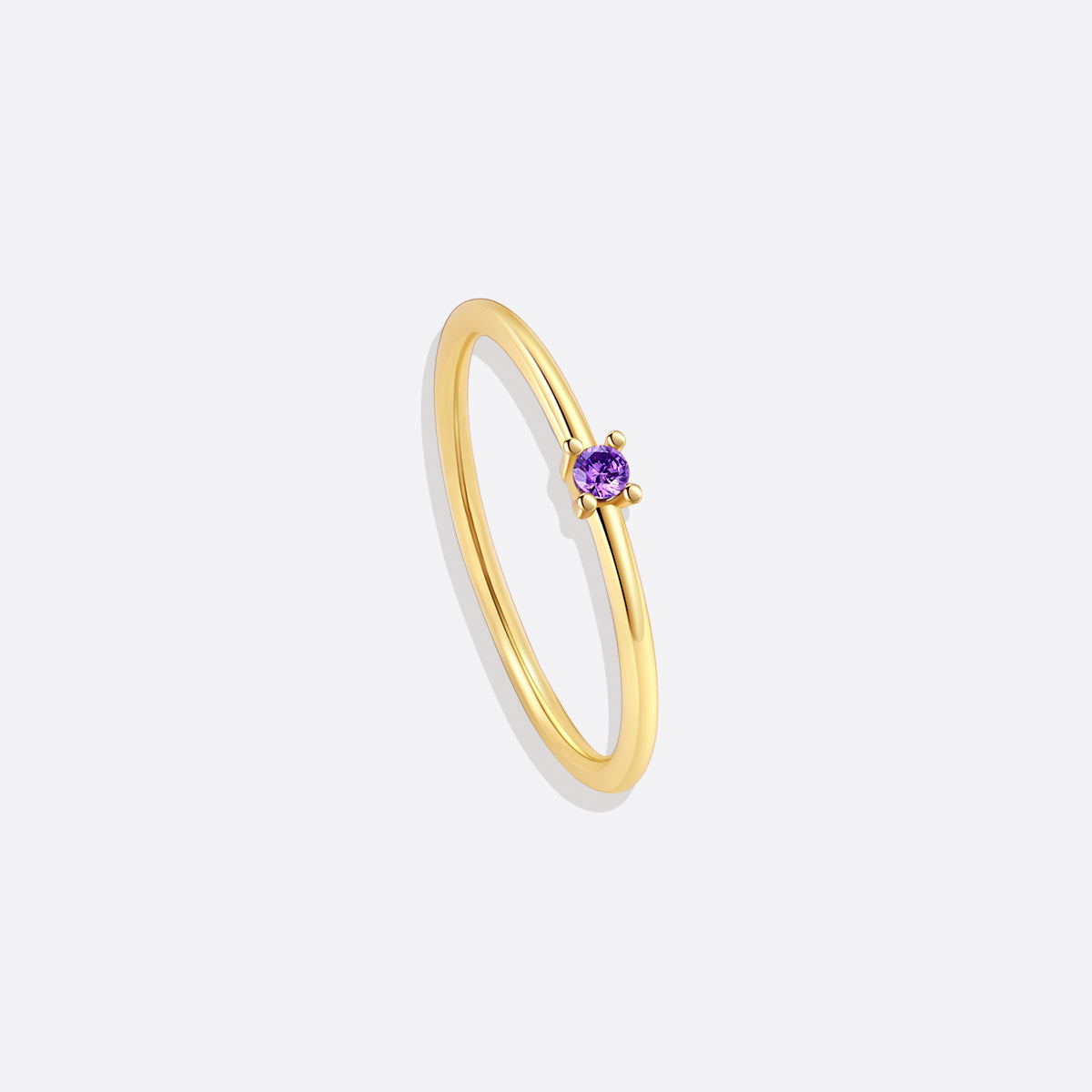 Super Dainty Birthstone Stacking Ring