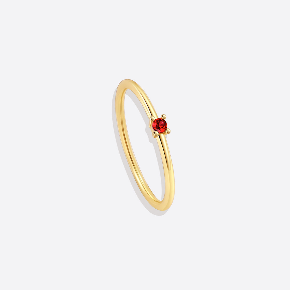 Super Dainty Birthstone Stacking Ring