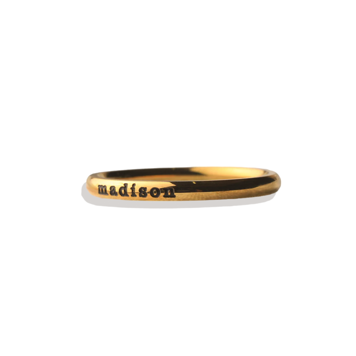 Engraved Stacking Ring | 2mm Band