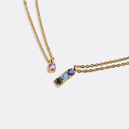 Family Birthstone Necklace