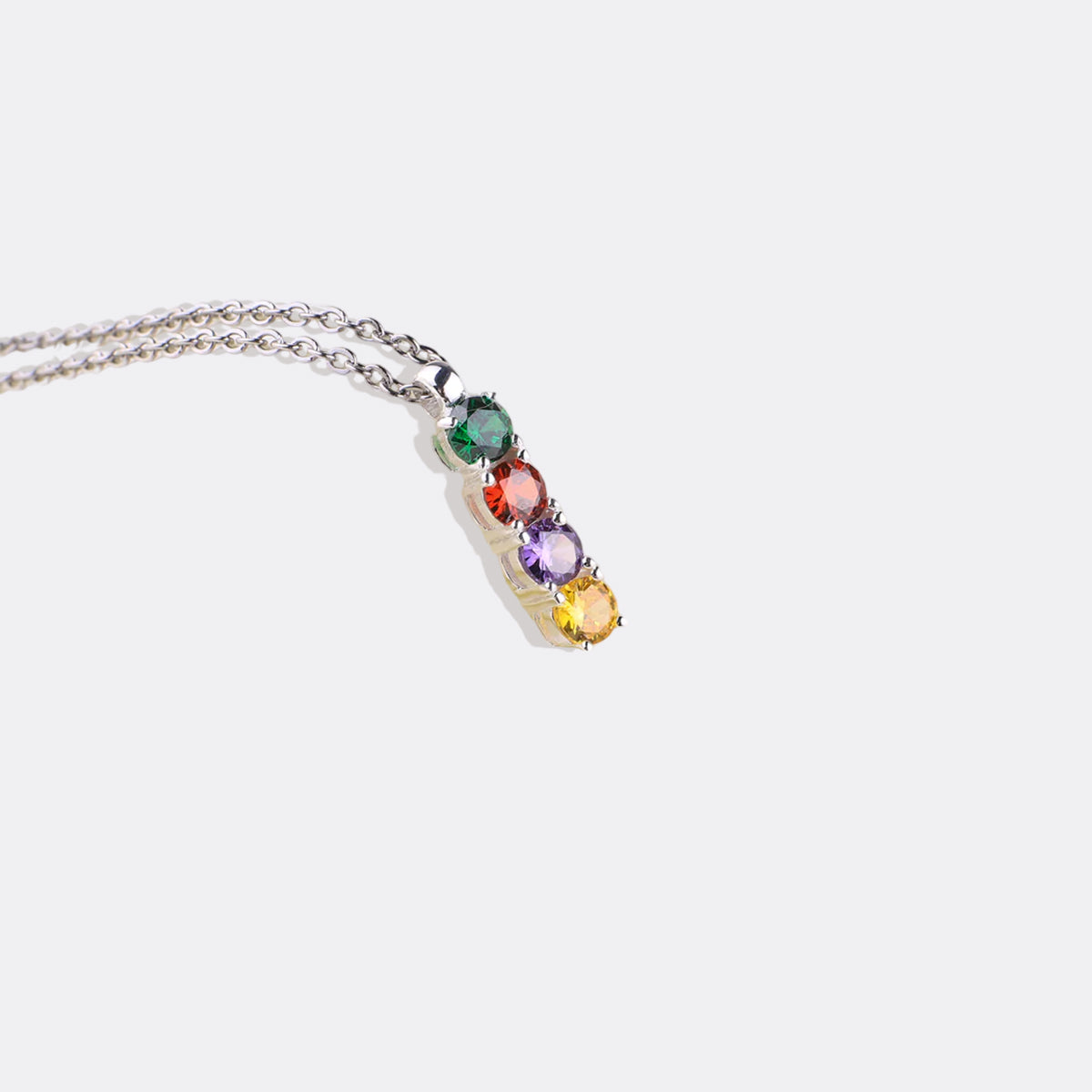 Family Birthstone Necklace