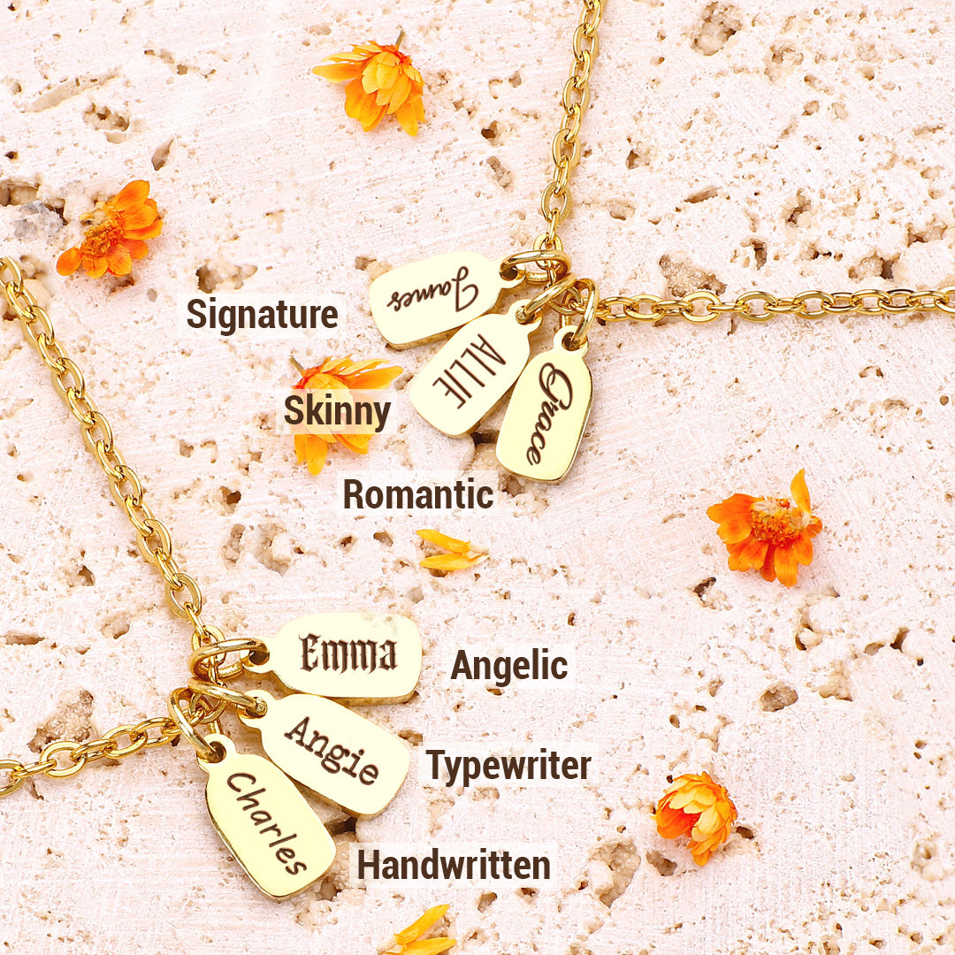 Personalized Bar Tag Necklace