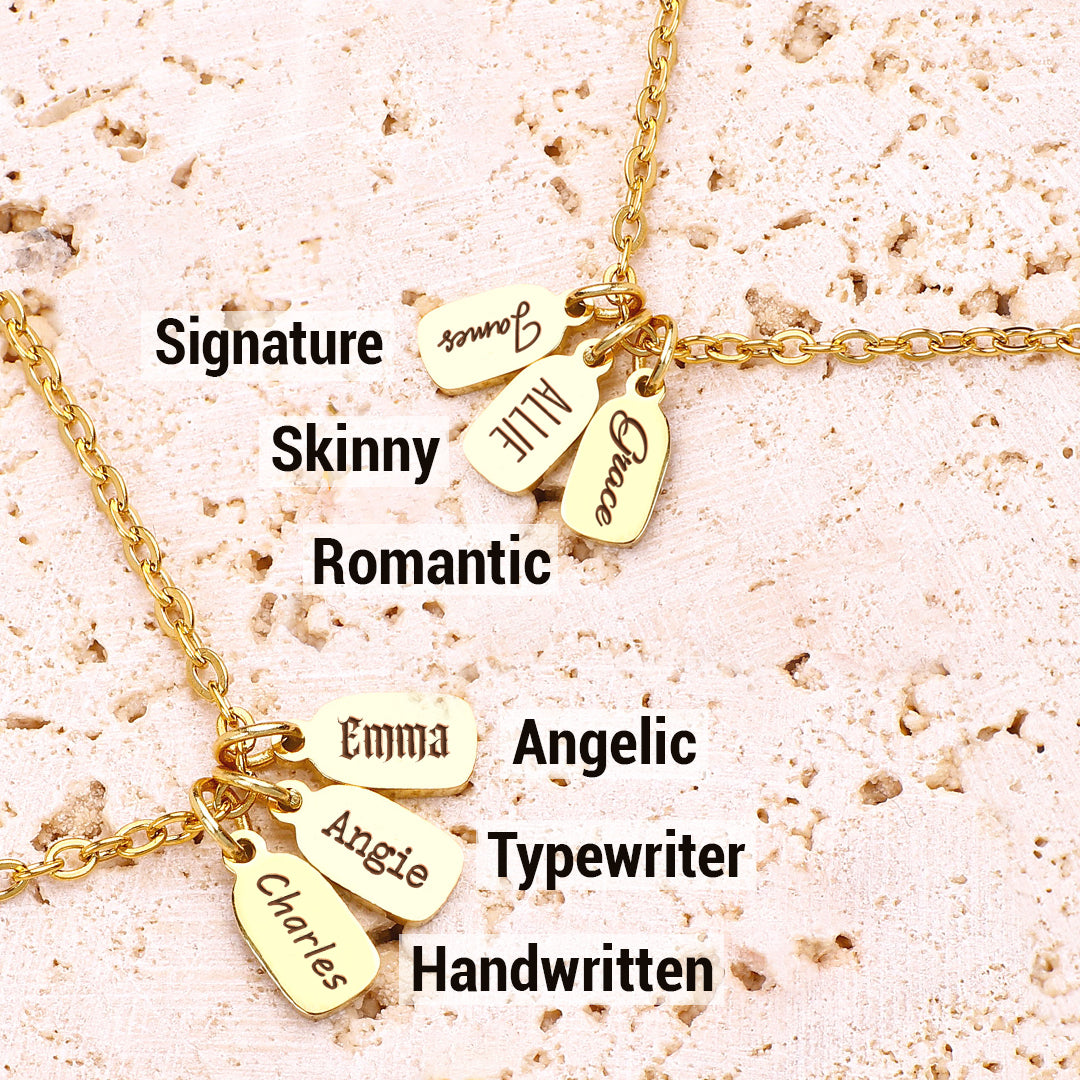 Personalized Bar Tag Necklace