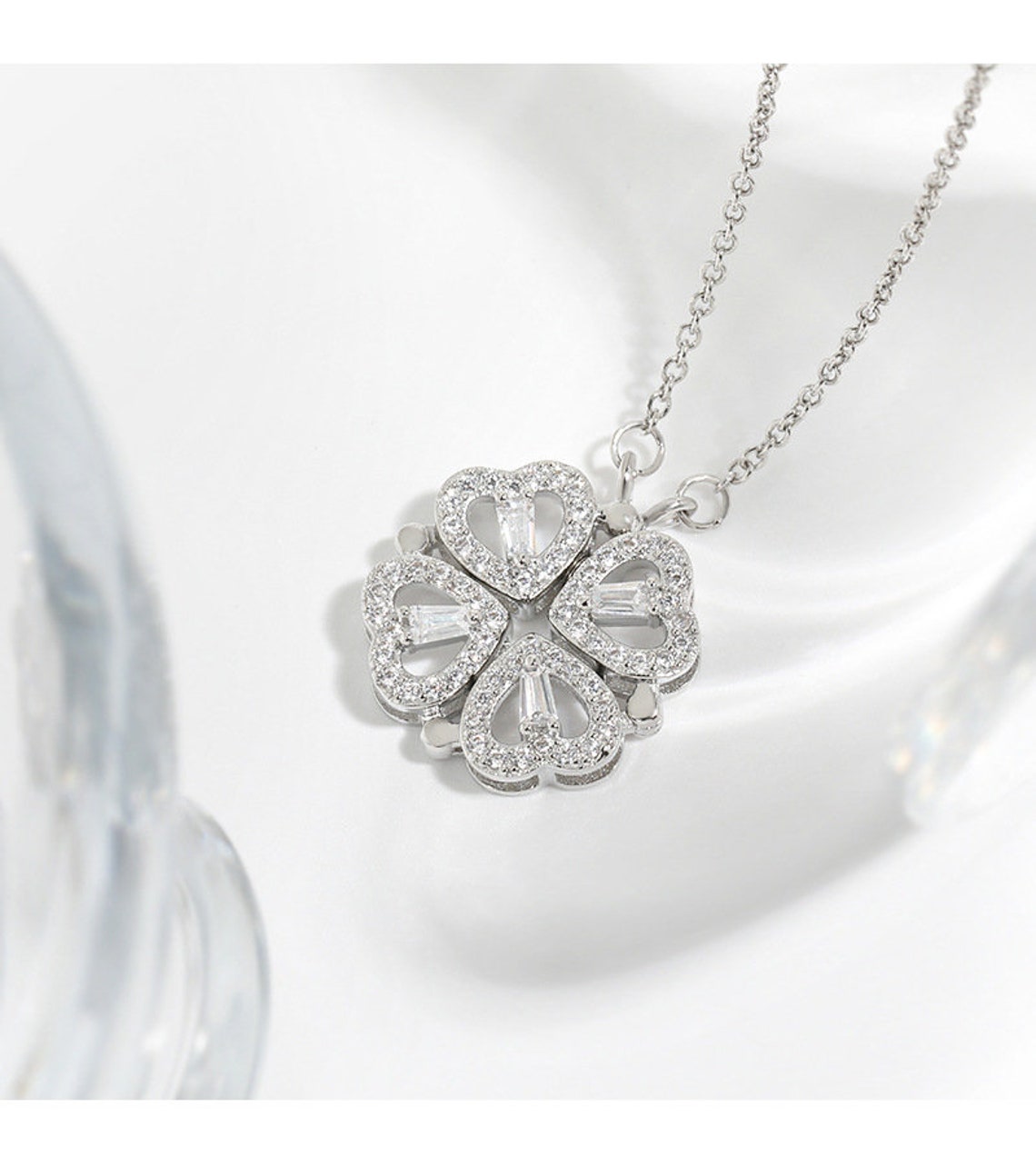 Four Leaf Clover Eternal Love Necklace