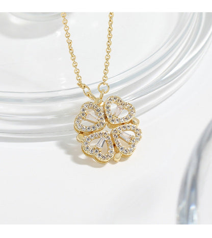 Four Leaf Clover Eternal Love Necklace