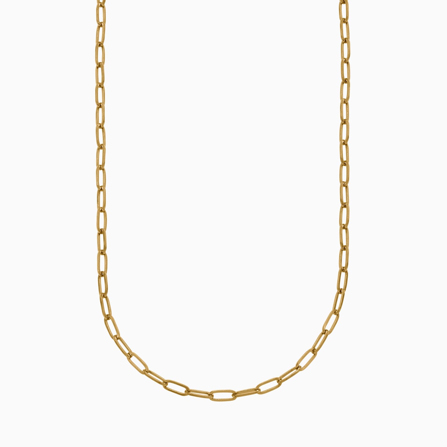 Thin Paperclip Necklace