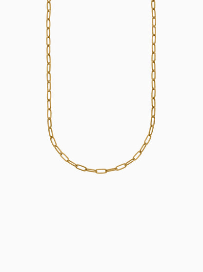 Thin Paperclip Necklace