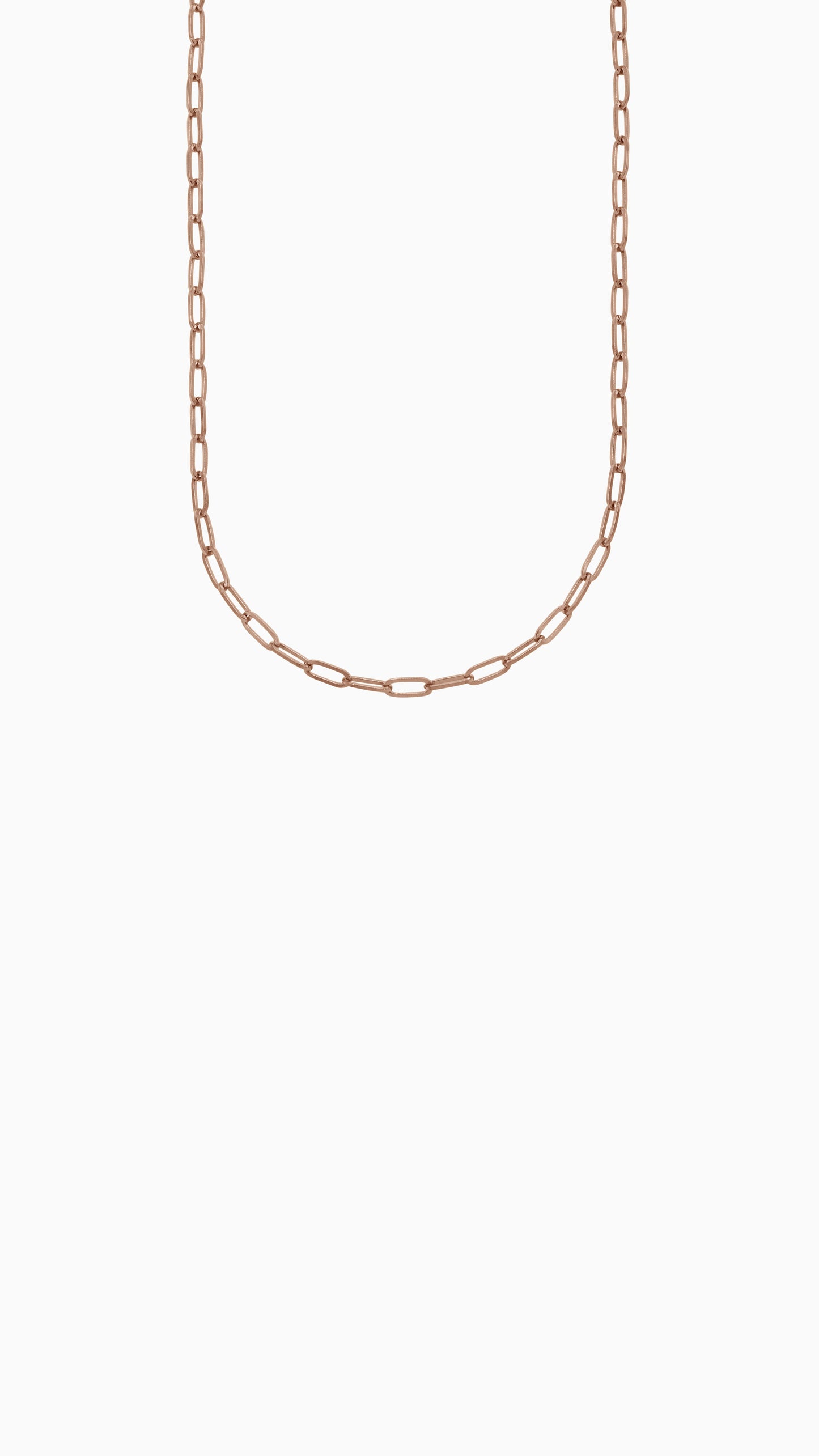 Thin Paperclip Necklace