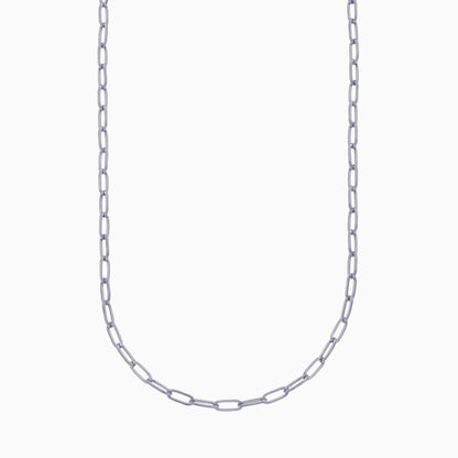 Thin Paperclip Necklace