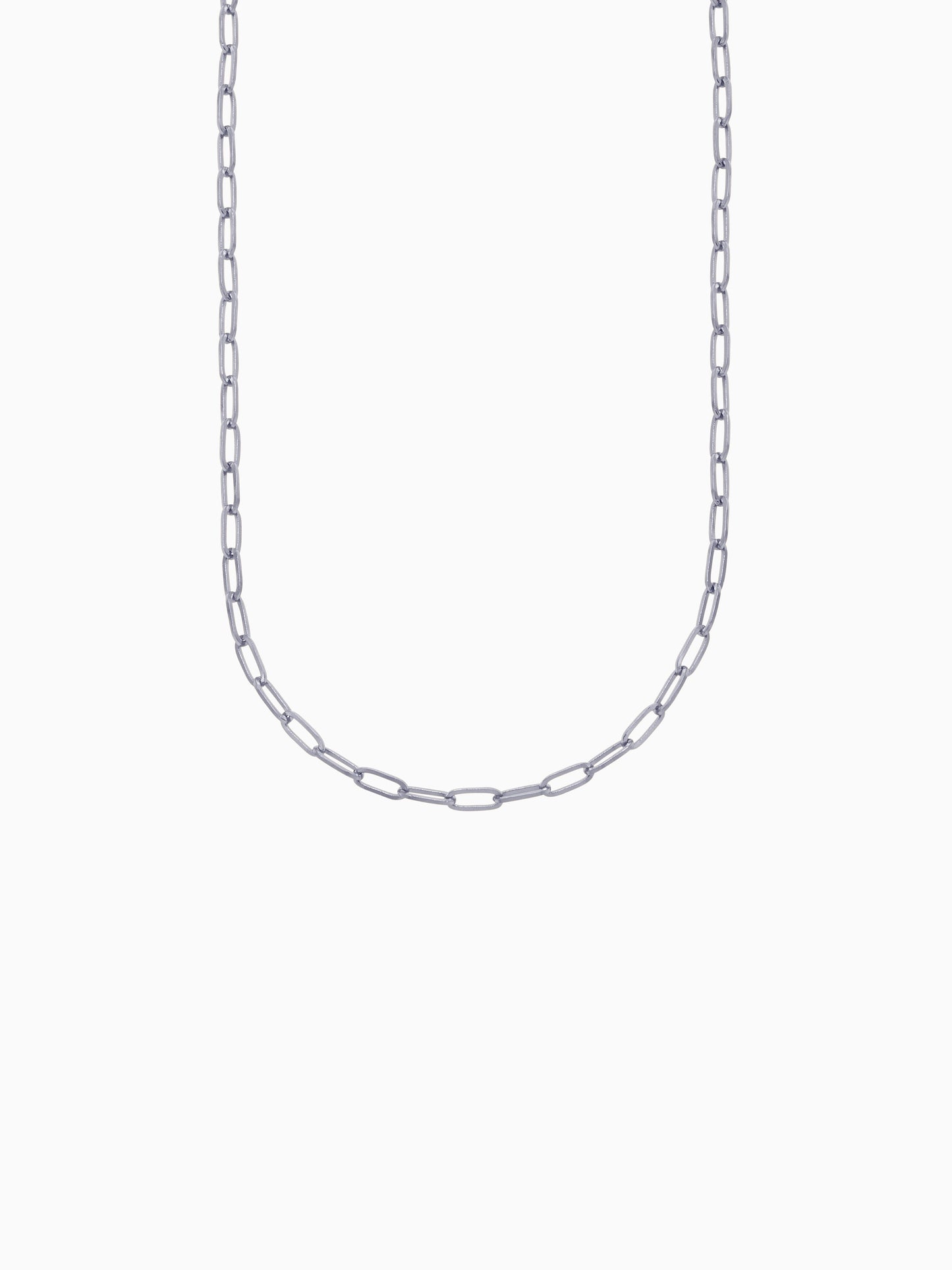 Thin Paperclip Necklace