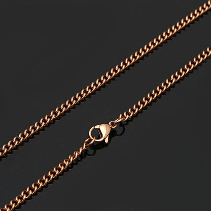 Dainty Open Curb Chain Necklace