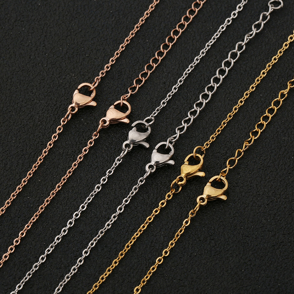 Dainty Open Curb Chain Necklace