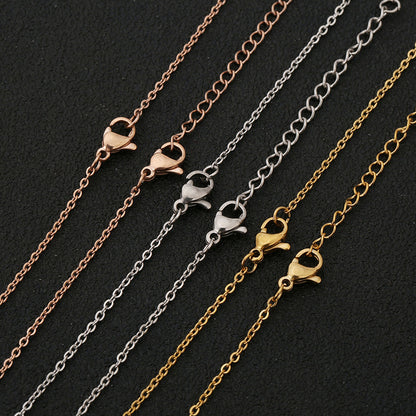 Dainty Open Curb Chain Necklace