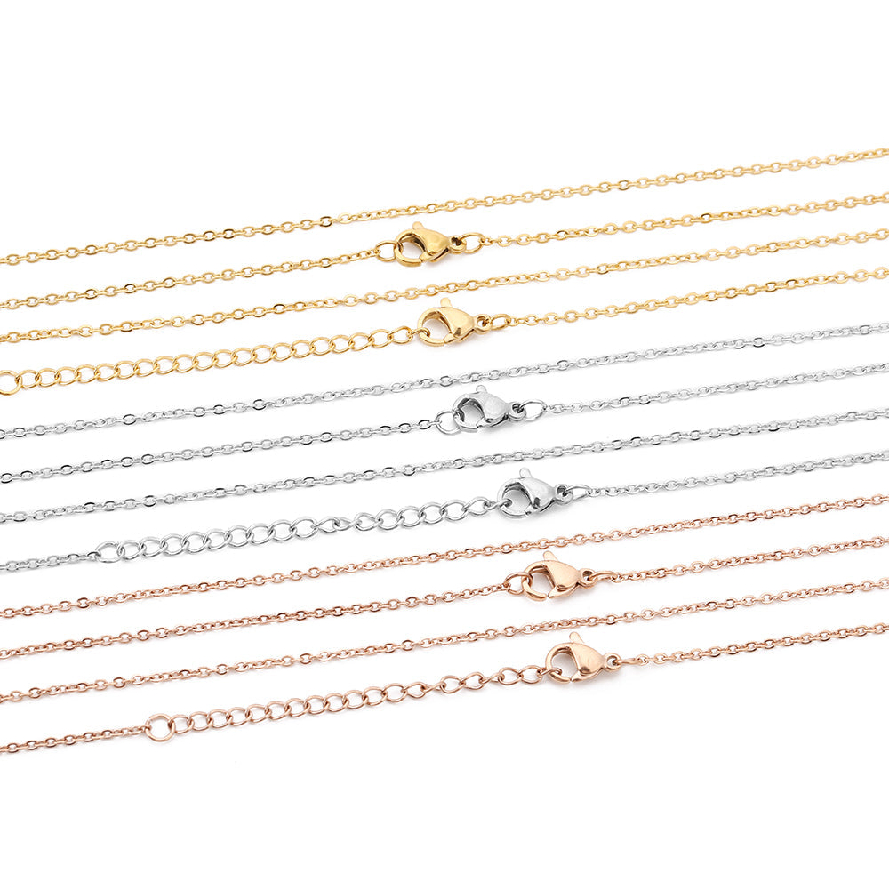 Dainty Open Curb Chain Necklace