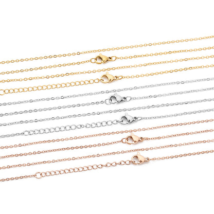 Dainty Open Curb Chain Necklace