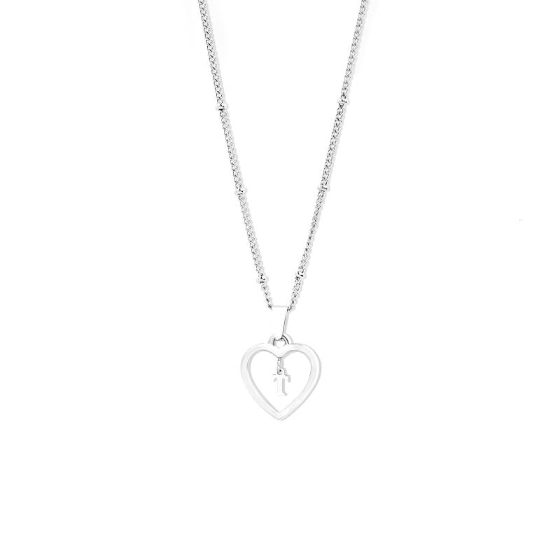 Heart Initial Necklace