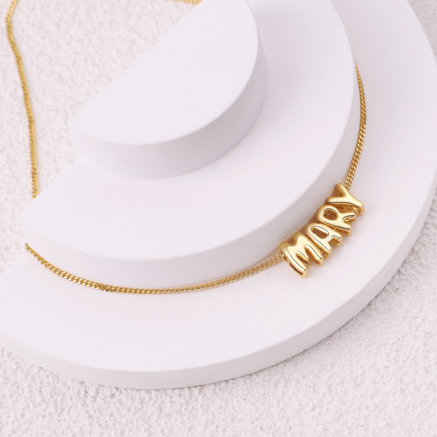 Bubble Name Necklace