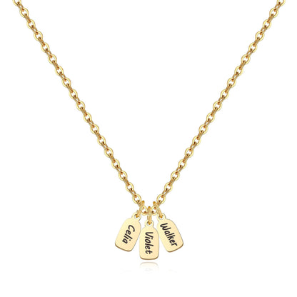 Personalized Bar Tag Necklace