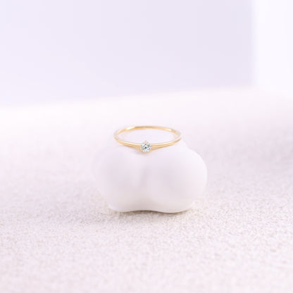 Tiny Diamond Ring