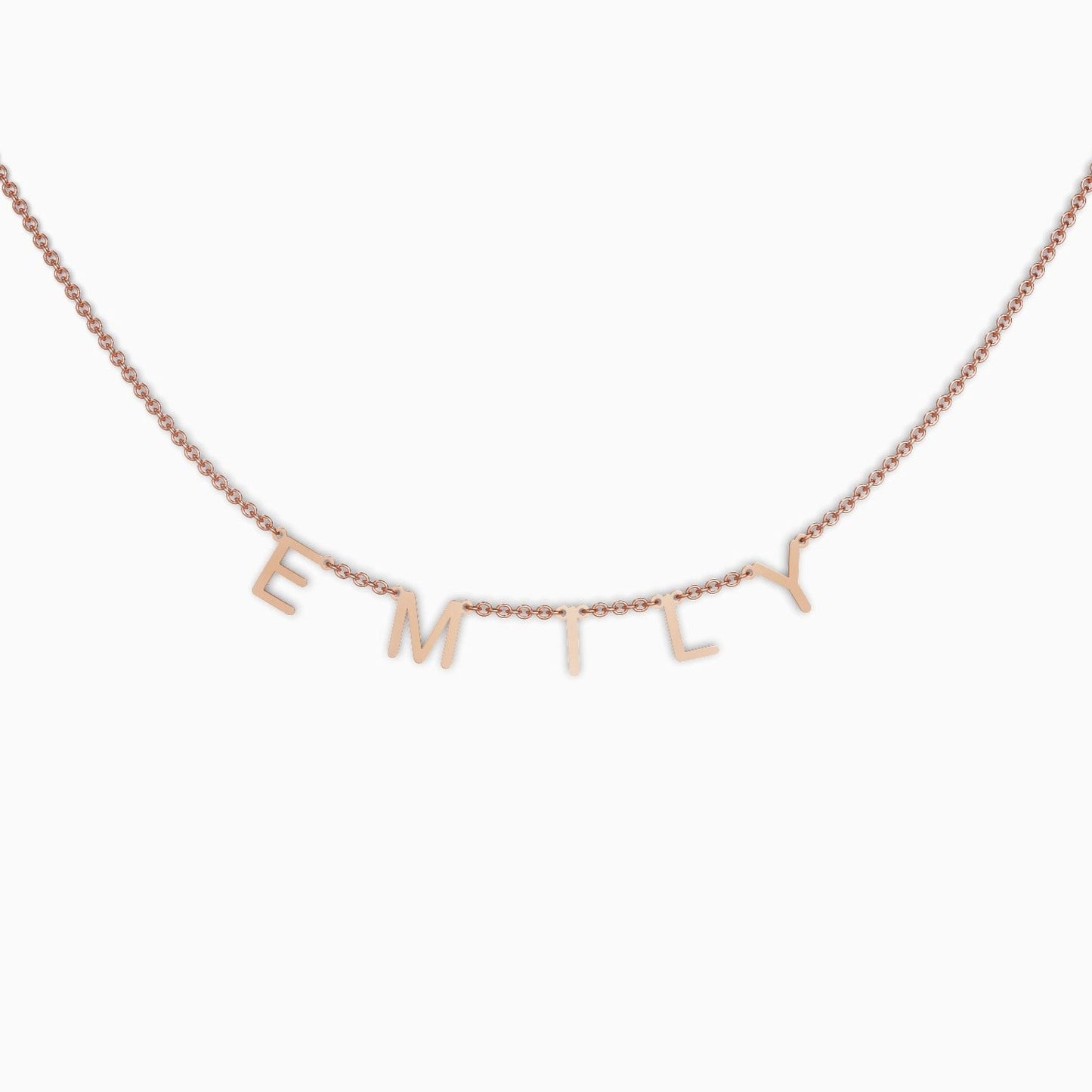 Custom Letter Name Necklace