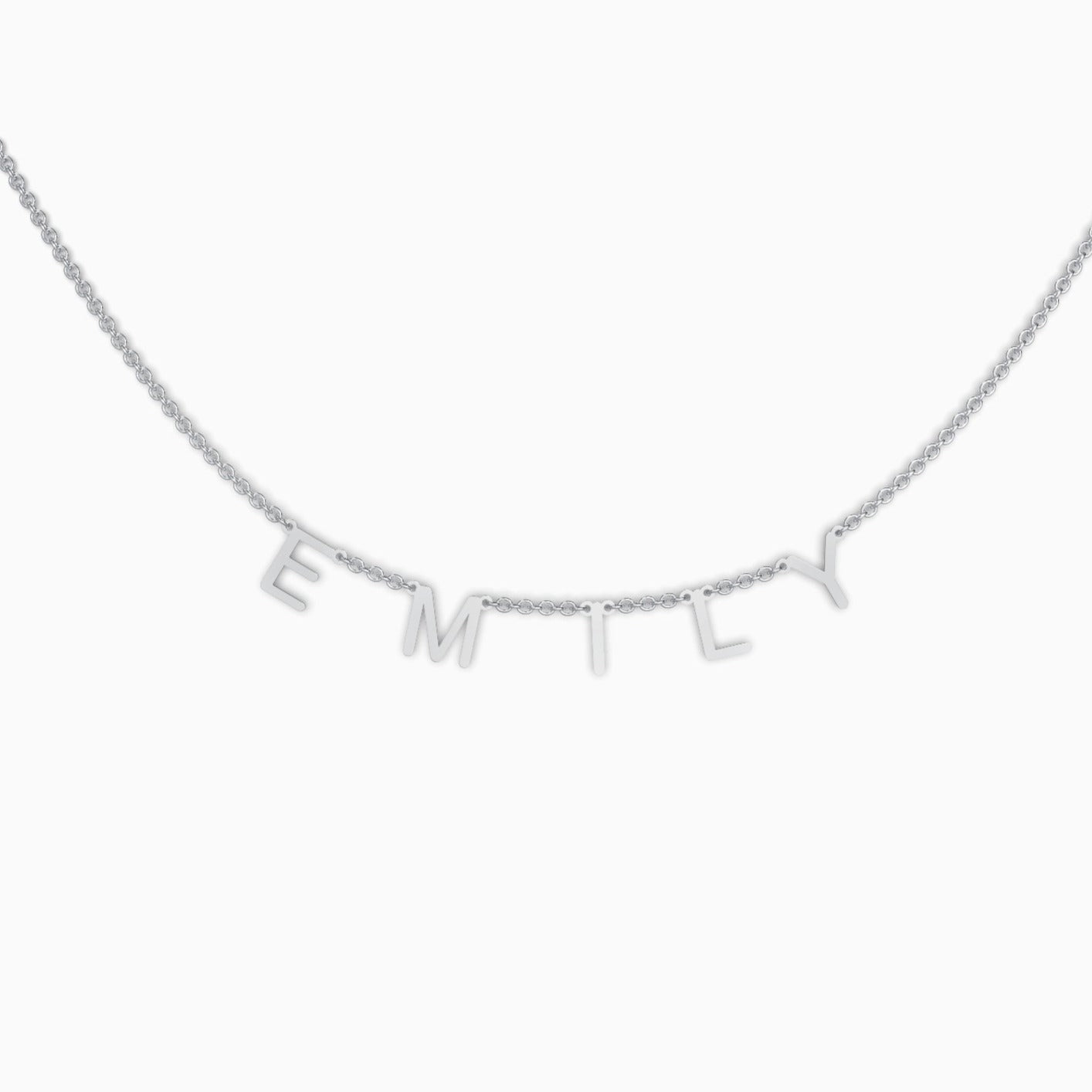 Custom Letter Name Necklace