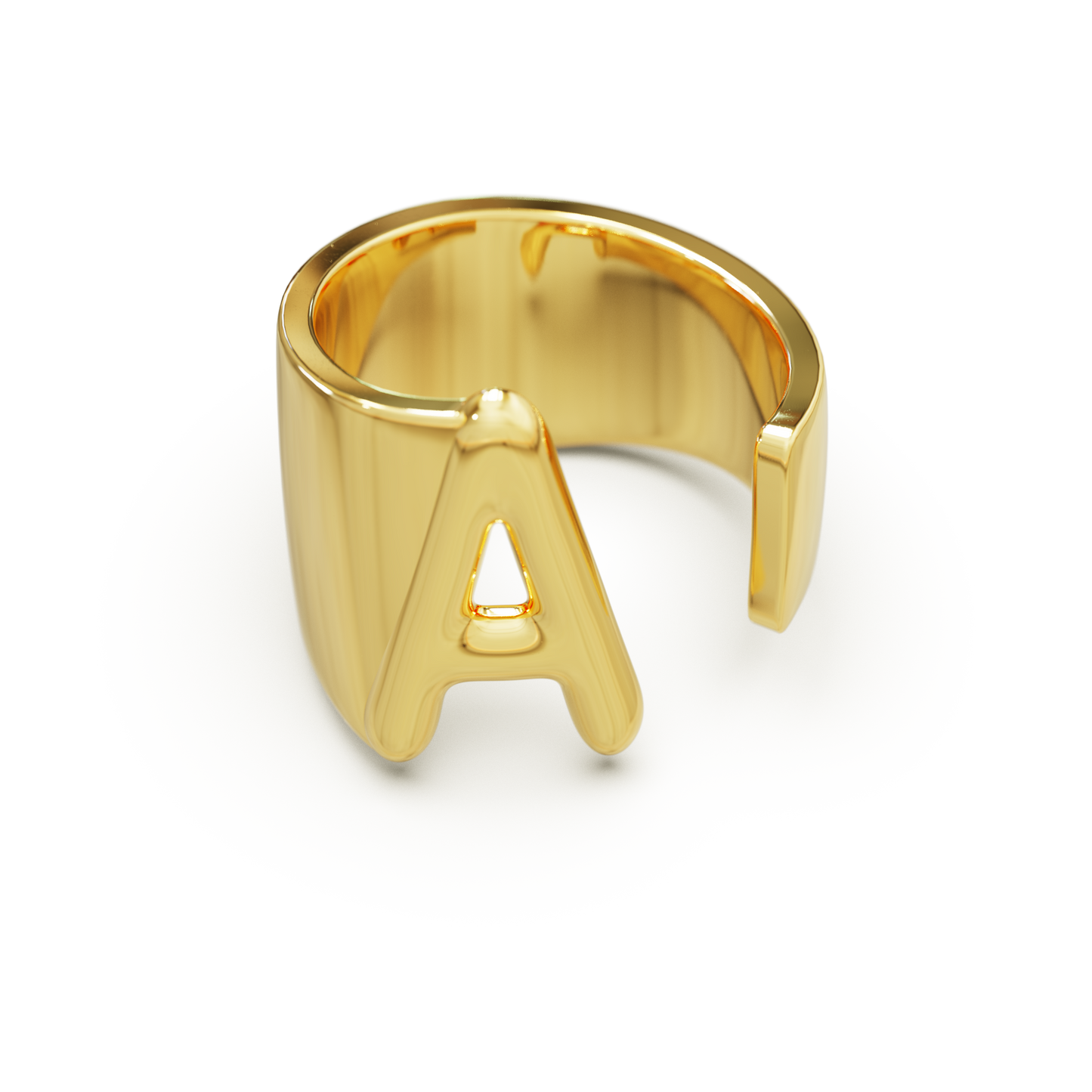 Initial Monogram Ring