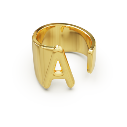 Initial Monogram Ring