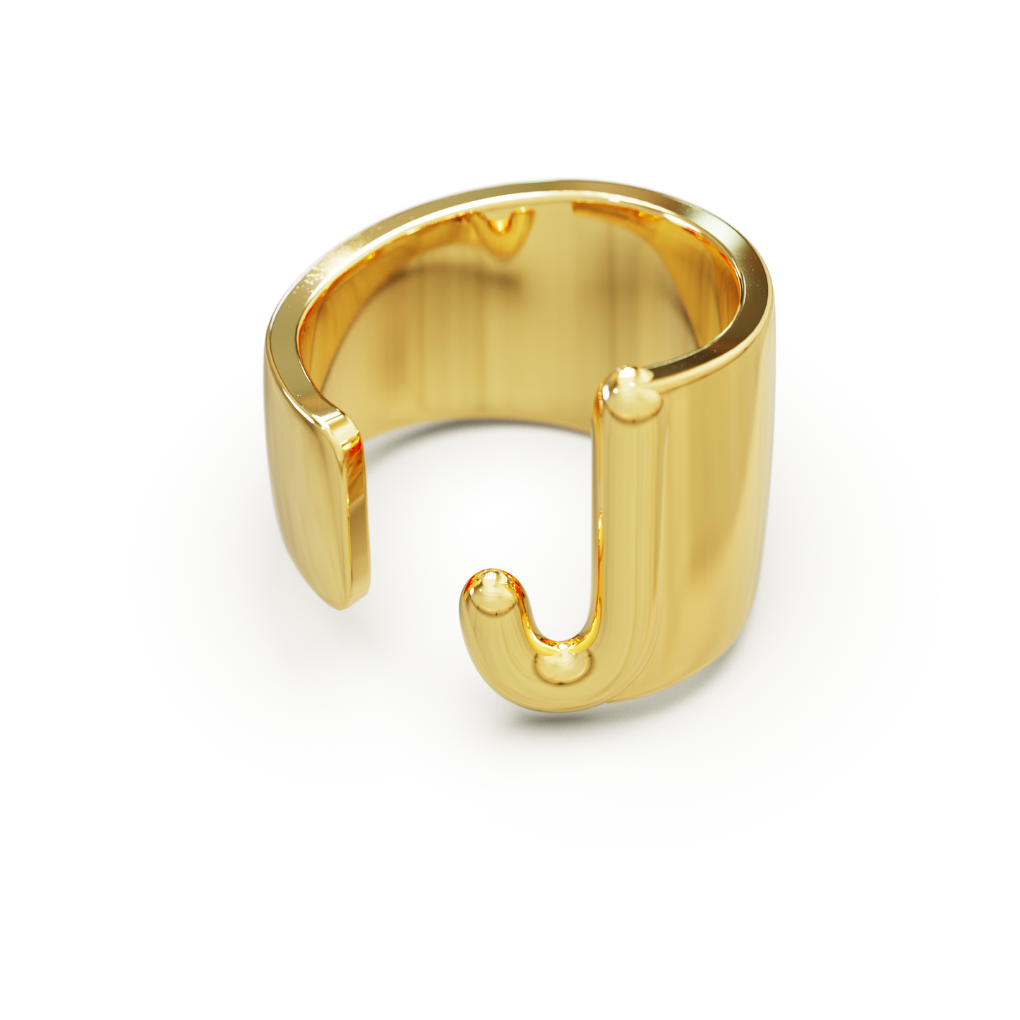 Initial Monogram Ring