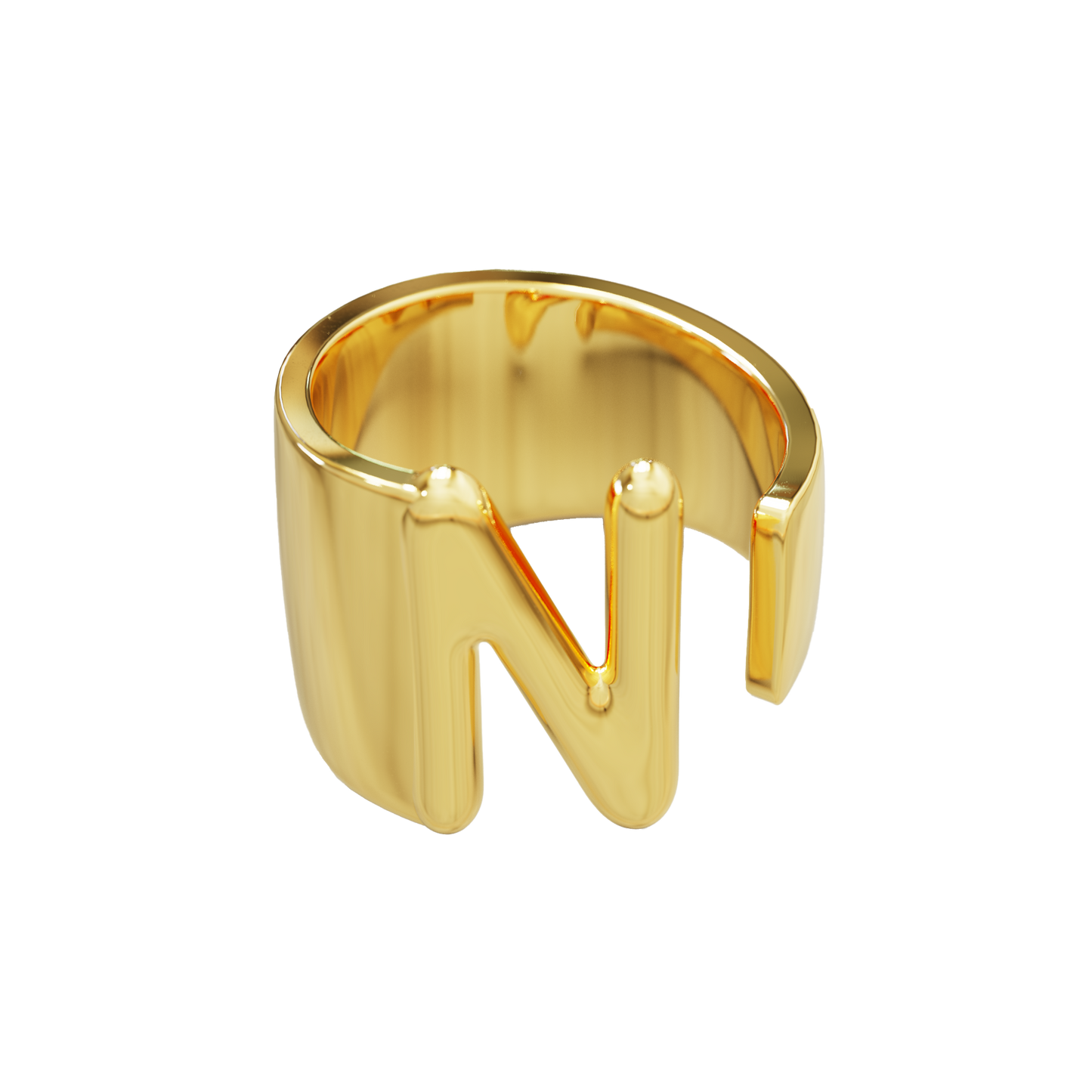 Initial Monogram Ring