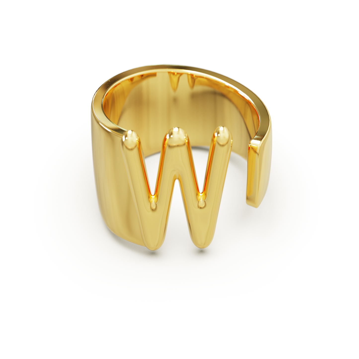 Initial Monogram Ring