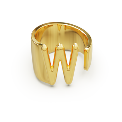 Initial Monogram Ring