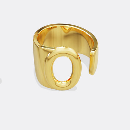 Initial Monogram Ring