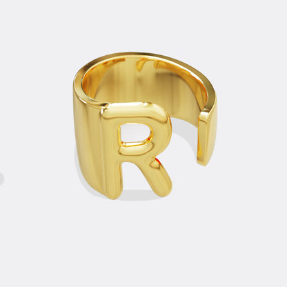 Initial Monogram Ring