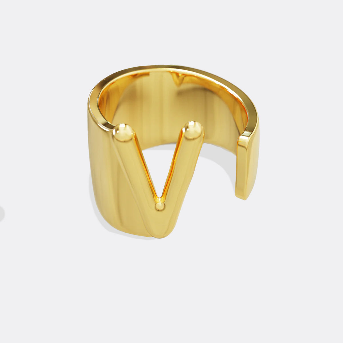 Initial Monogram Ring