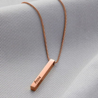 Muse Pillar Bar Necklace