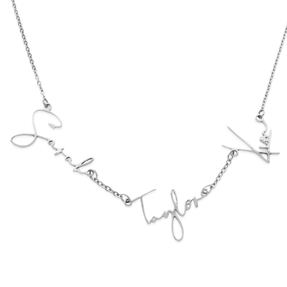 Monroe Triple Name Necklace