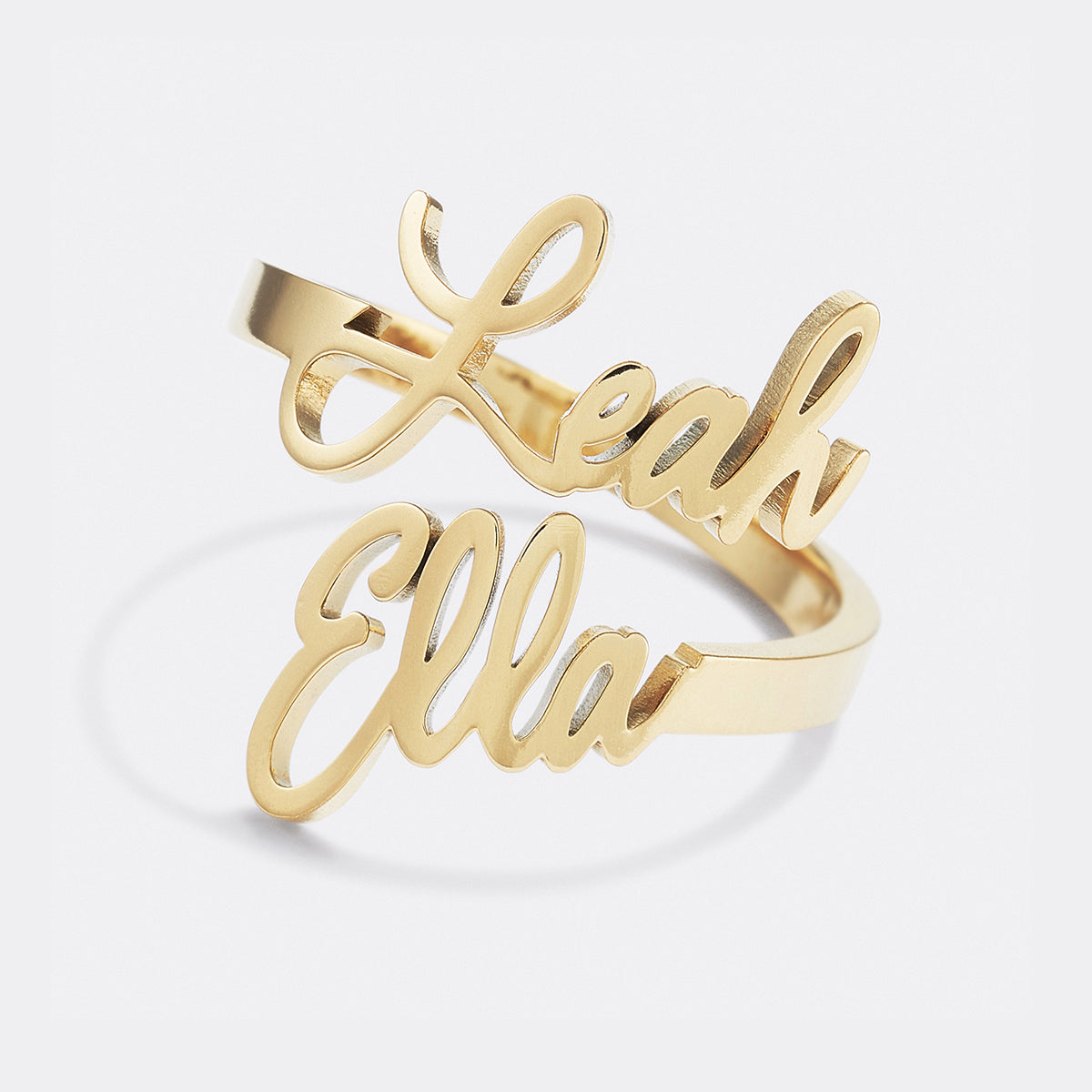 Double Name Ring