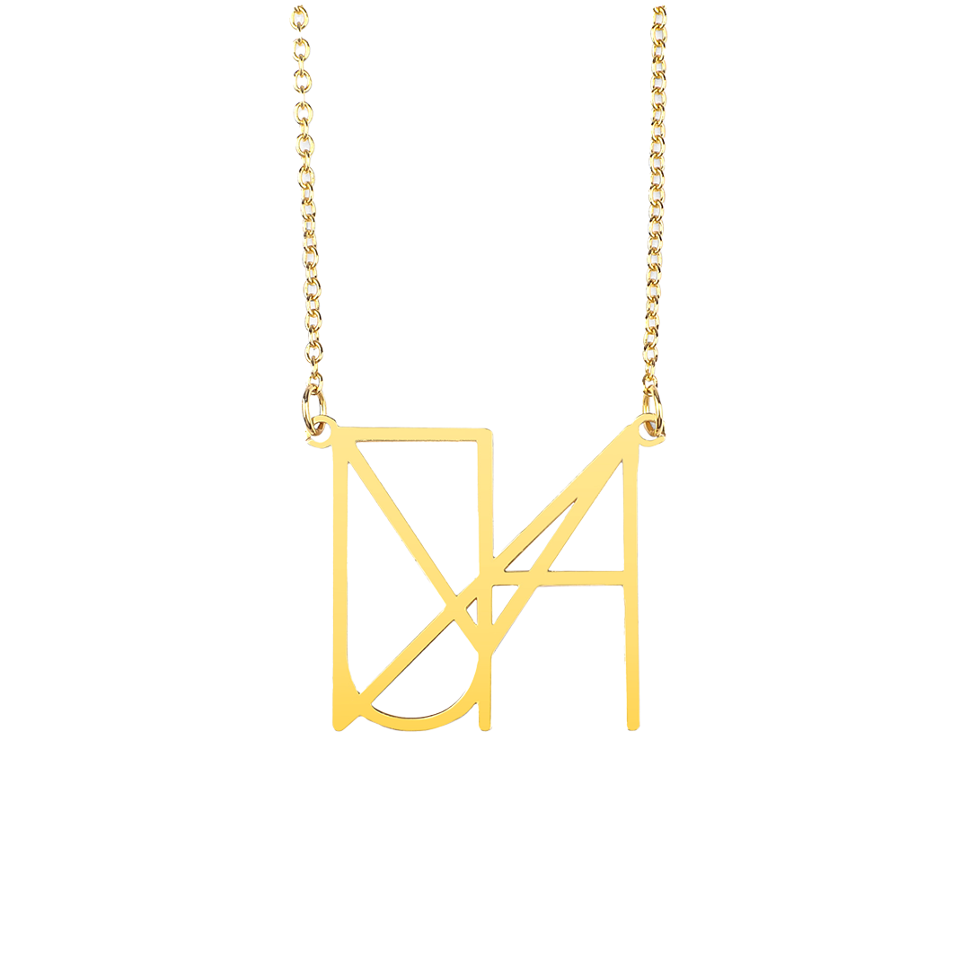 Minimalist Monogram Name Necklace