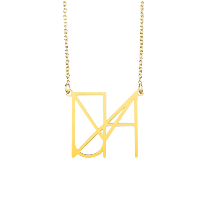 Minimalist Monogram Name Necklace