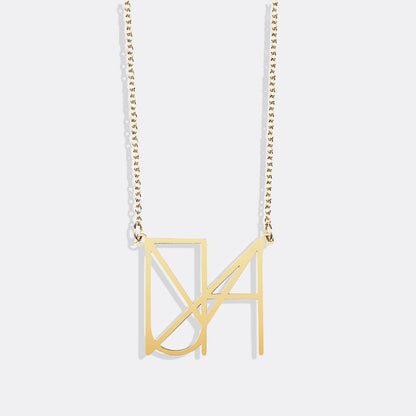 Minimalist Monogram Name Necklace