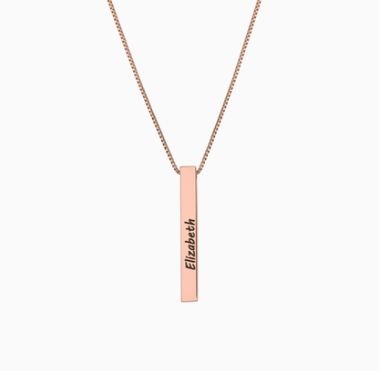 Muse Pillar Bar Necklace