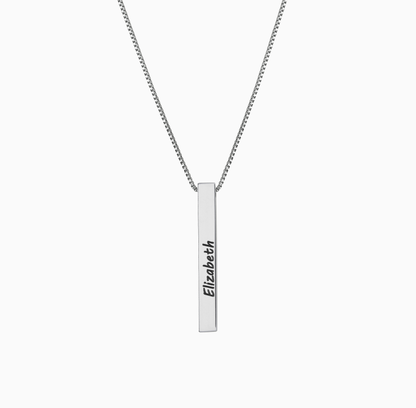 Muse Pillar Bar Necklace