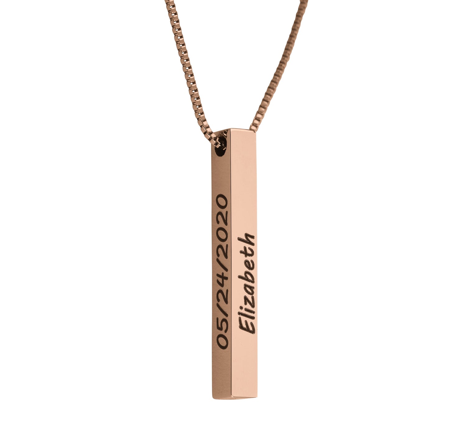 Muse Pillar Bar Necklace