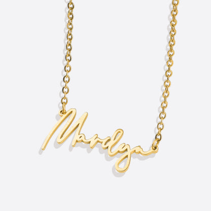 Monroe Name Necklace