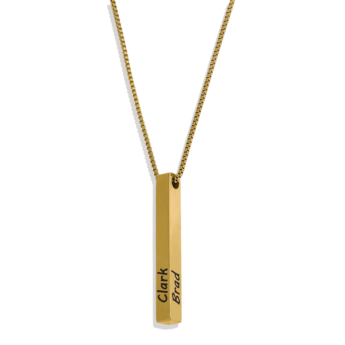 Muse Pillar Bar Necklace